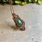 Hazel | Chrysocolla Macrame Necklace