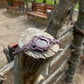 Lila | Ammonite Macrame Bracelet