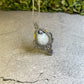 Misty Clouds | Moonstone Macrame Necklace