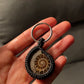 Nyra | Ammonite Macrame Keychain