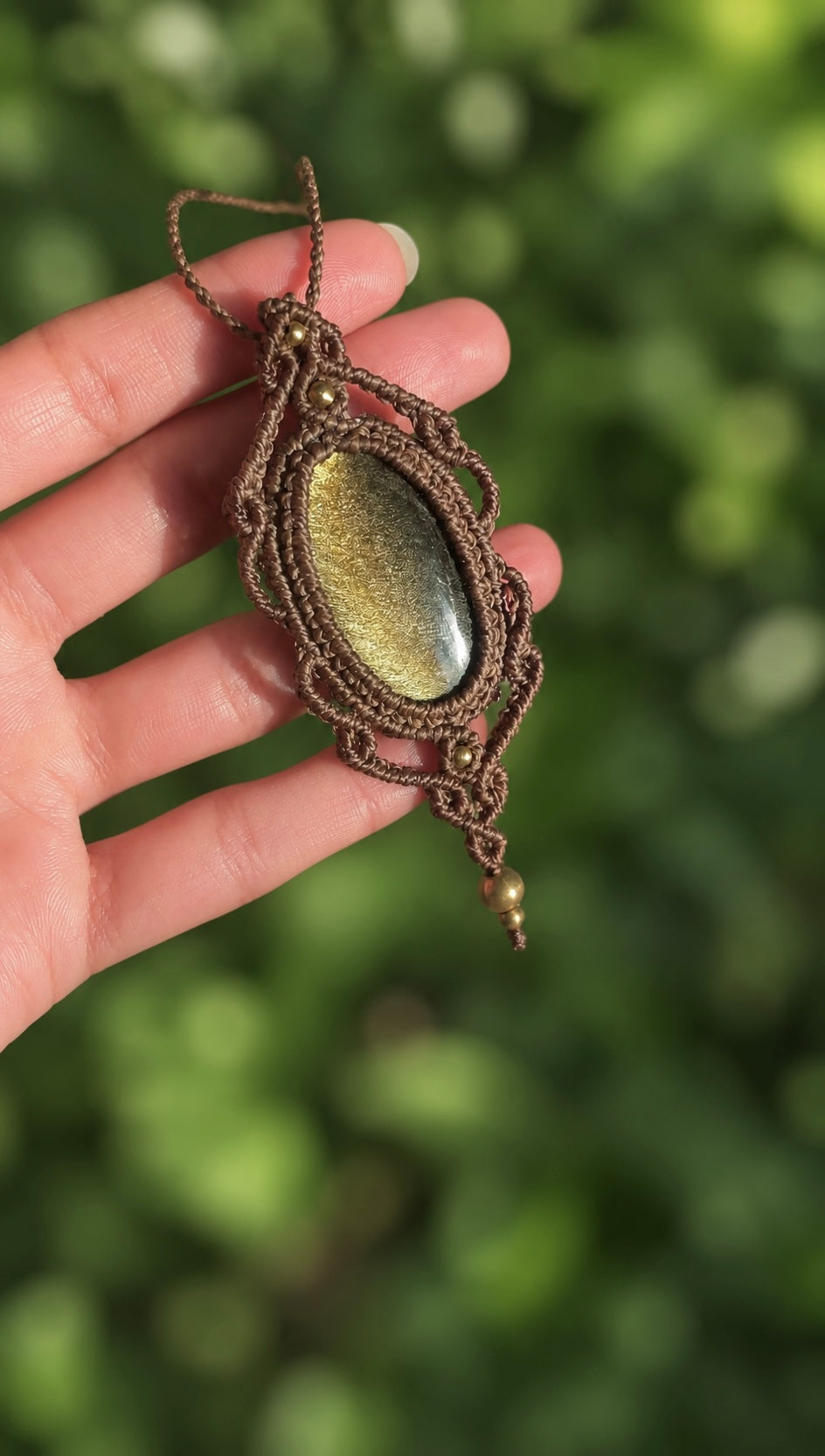 Gaia | Golden Sheen Obsidian Necklace