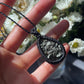 Astra | Pyrite Macrame Necklace