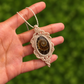 Rhea | Ammonite Macrame Necklace