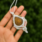 Lina | Ammonite Macrame Necklace