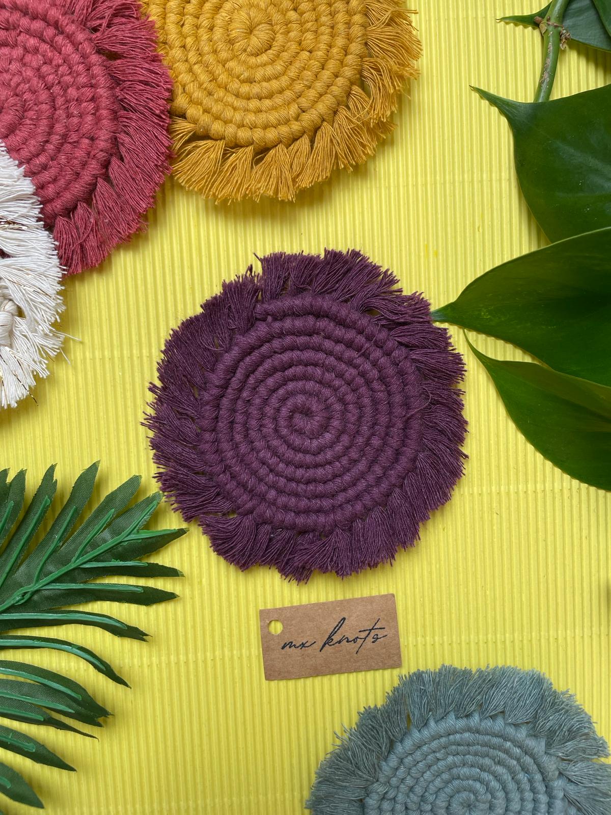 Boho Macrame Coasters