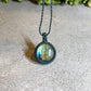 Louise | Labradorite Macrame Necklace