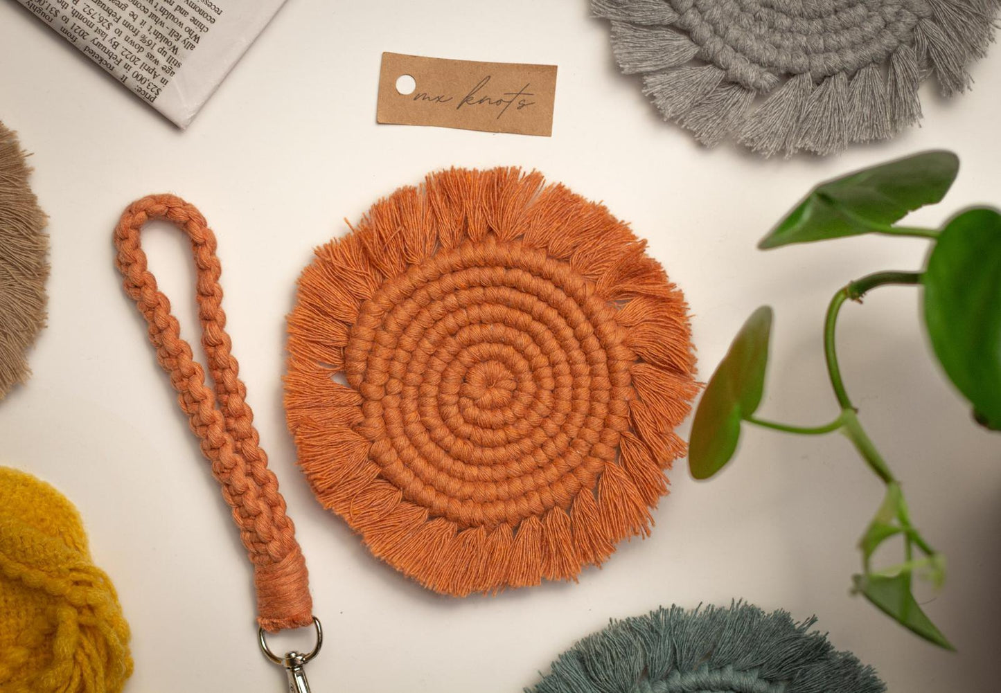 Boho Macrame Coasters