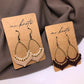 Honey & Cream Drop Earrings